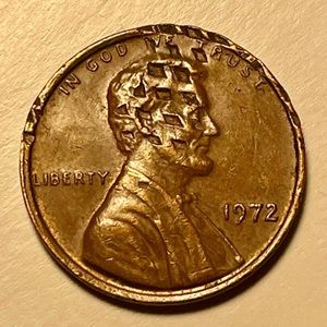 1972-P Lincoln Cent! Error! Very Rare, Collectible Coin!
